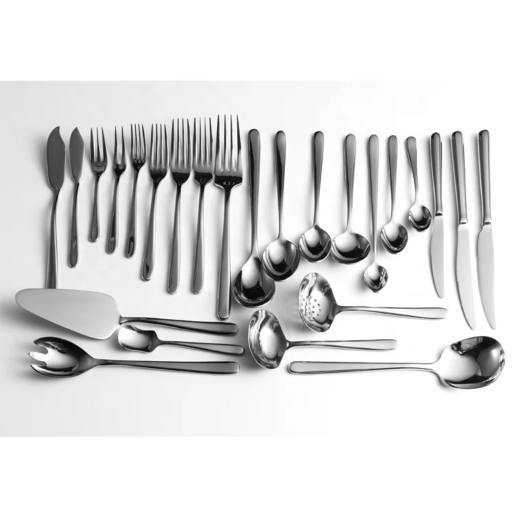 luxury stainless steel tableware cutlery set high quality flatware