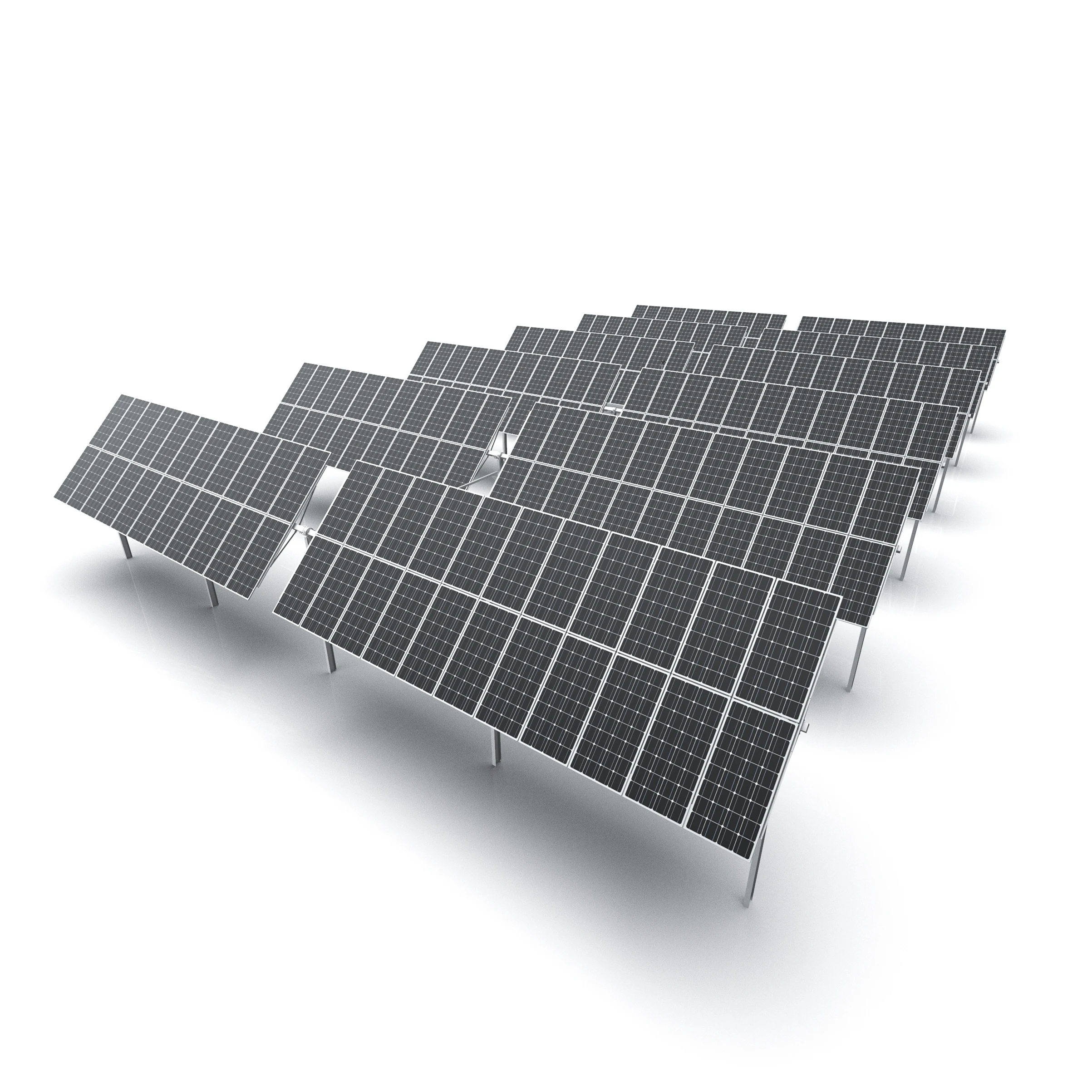 58kw HYP-2-132PV-78-ML-SD Renewable Energy Saving Solar Tracking Bracket single axis Solar Tracker Of Price