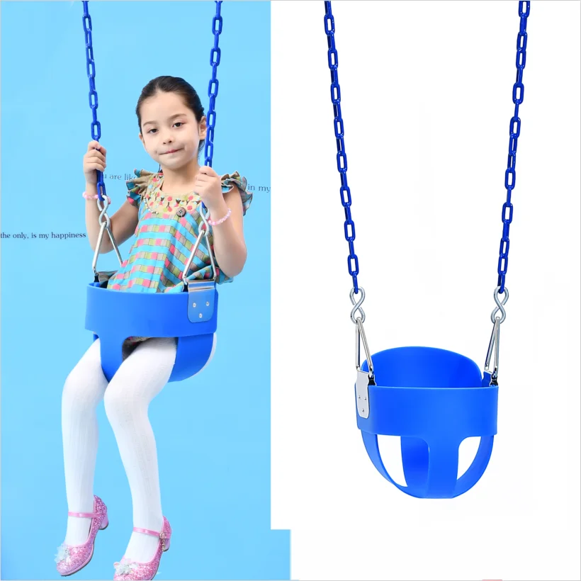 Manufacture Full bucket cheap safe swing for garden can be customized hanging swing