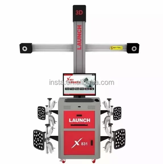 Hot selling Launch X831S Auto Tracking Four Wheel Aligner Movable 3D Wheel Alignment Machine Launch Car Four Wheel Aligner
