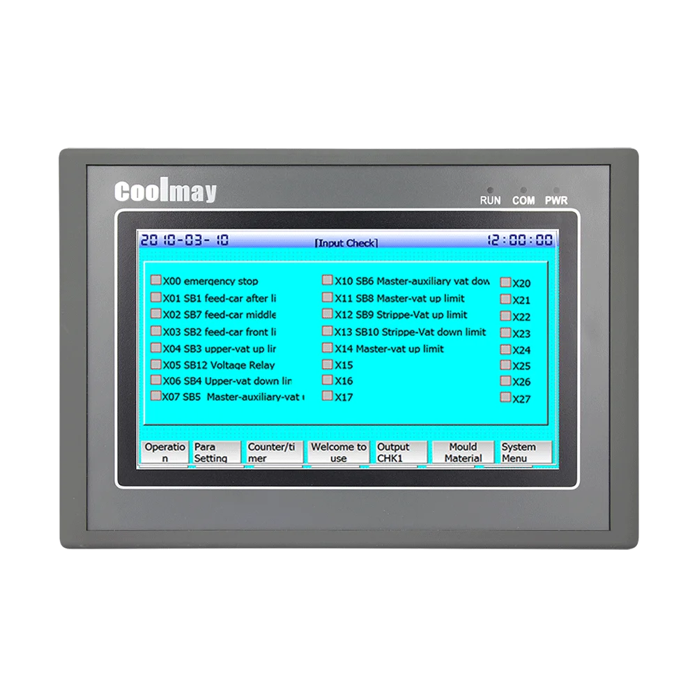 Best Price MX3G Series HMI PLC Controller Programming  6-7W Built with 5AD2DA Support Modbus RTU