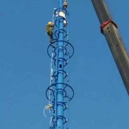Телекоммуникационная стальная монопольная Башня gsm