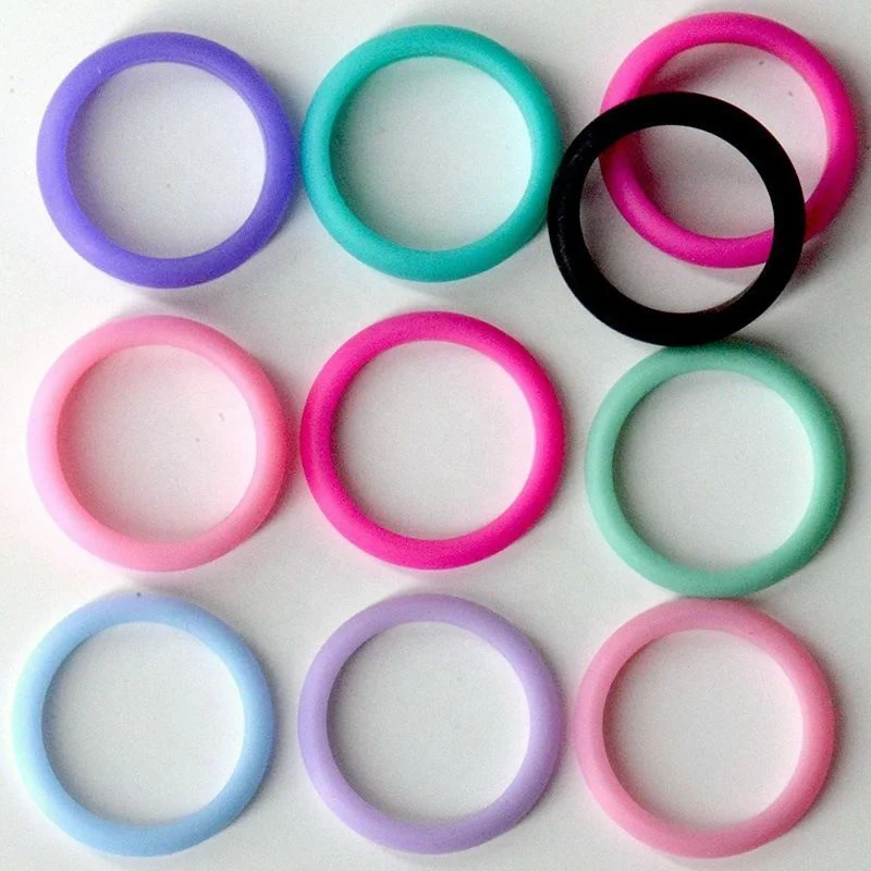 Silicon Ring Super Stretchy Silicone Wedding Rings for Men