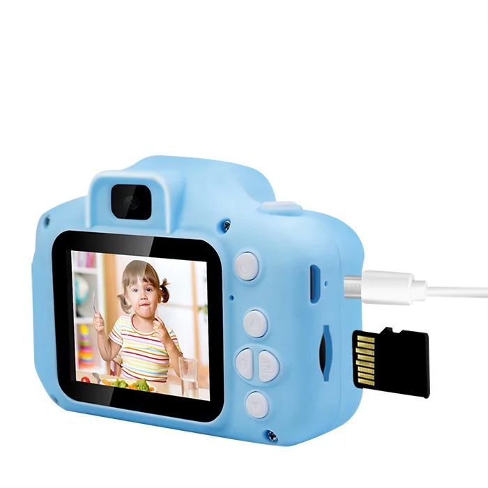 YMX CAX5S Hot Amazon Mini Rechargeable Kids Digital Photo Video Selfie Cartoon Toy Dual Camera Camcorder for Child Children