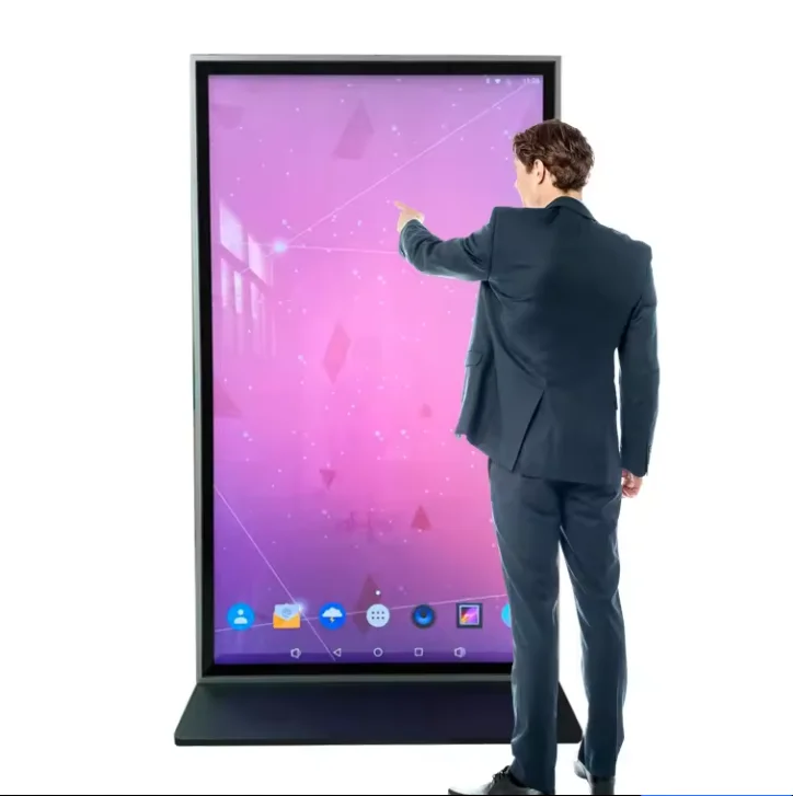 New Advertising Machine 75 86 Inch 4k Full-screen Vertical Advertising Touch Display Digital Advertising board for indoor