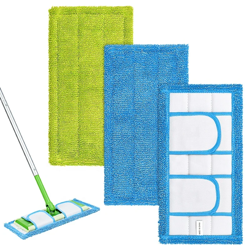 Made in China Reusable Microfiber Mop Pad Fit for Swiffer Sweeper Household Cleaning Mop