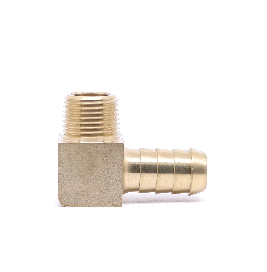 Key Forward brass elbow adapter threaded metric hose Brass fitting nipple male Copper joint 90 degree elbow transition joint