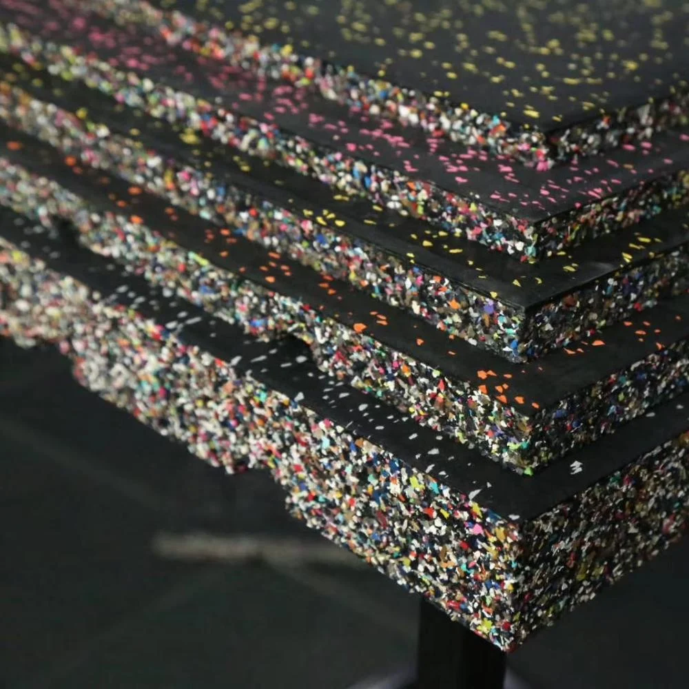 
High Elastic Rubber Gym Flooring rubber floor tiles indoor 
