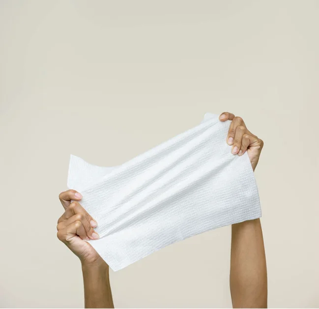 100% USDA Biobased Dermatologist Approved Face Towel Gentle Exfoliation Disposable Facial Washcloth disposable cotton towels