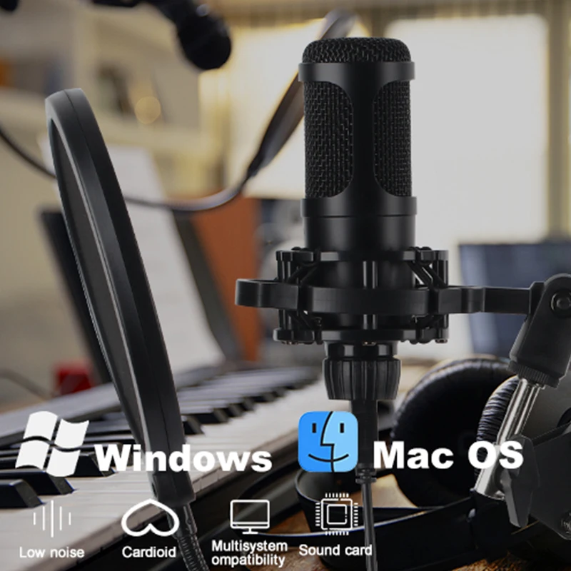 Многофункциональный настольный микрофон для компьютерной записи оптовая продажа