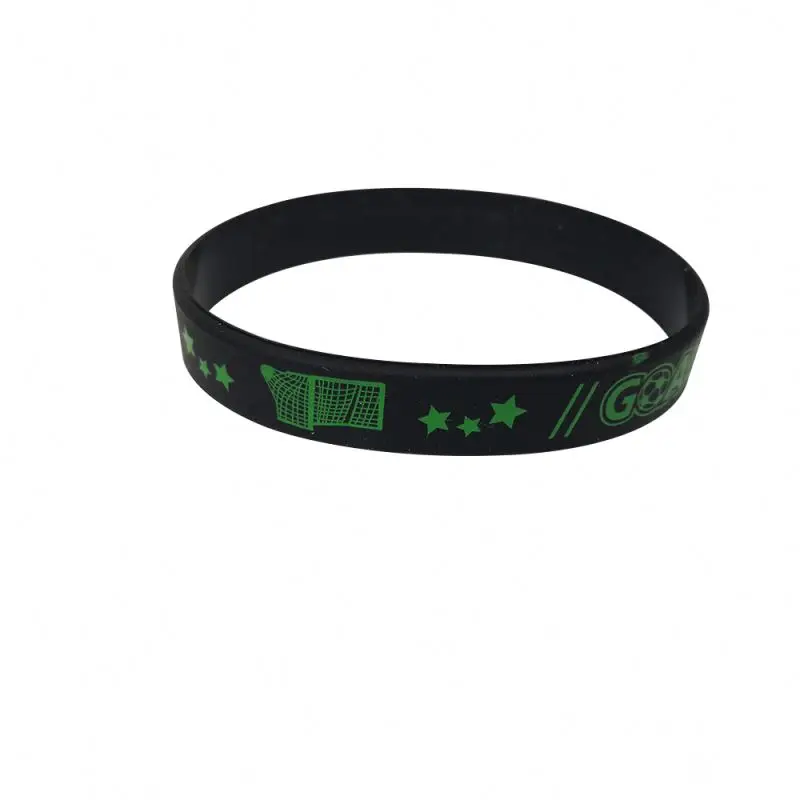 High Quality Advertising  Custom Logo Rubber Bracelet Buy Silicone Wristbands