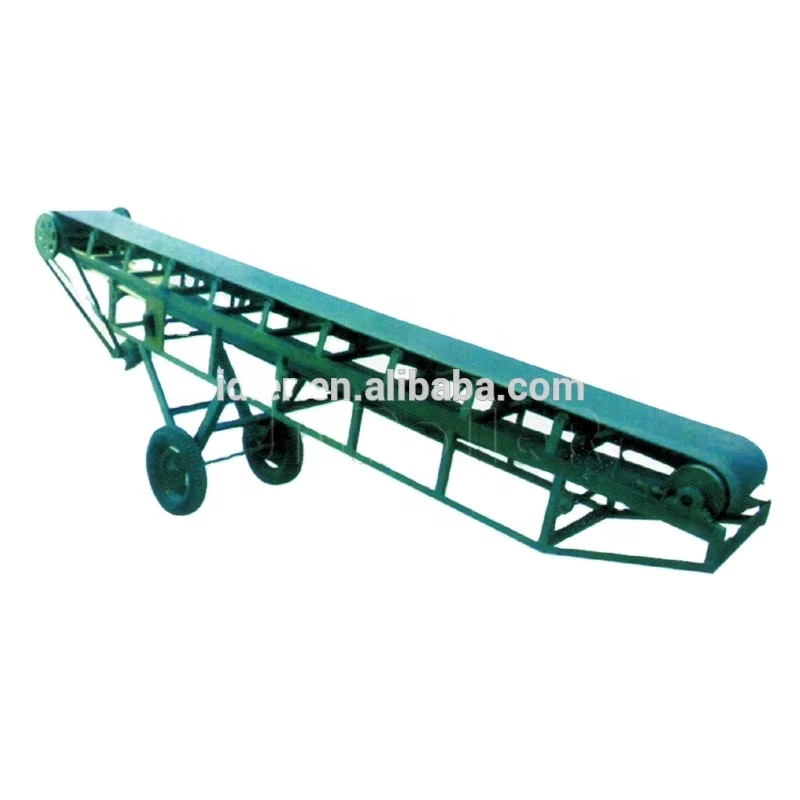 Customized conveying materials coal mine sand high quality mobile rubber belt conveyor