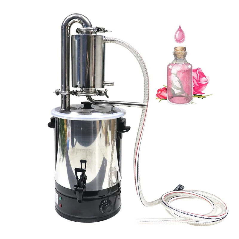 newest home lab use steam distillation extraction essential oil extractor machine kit for extracting essential oil distiller