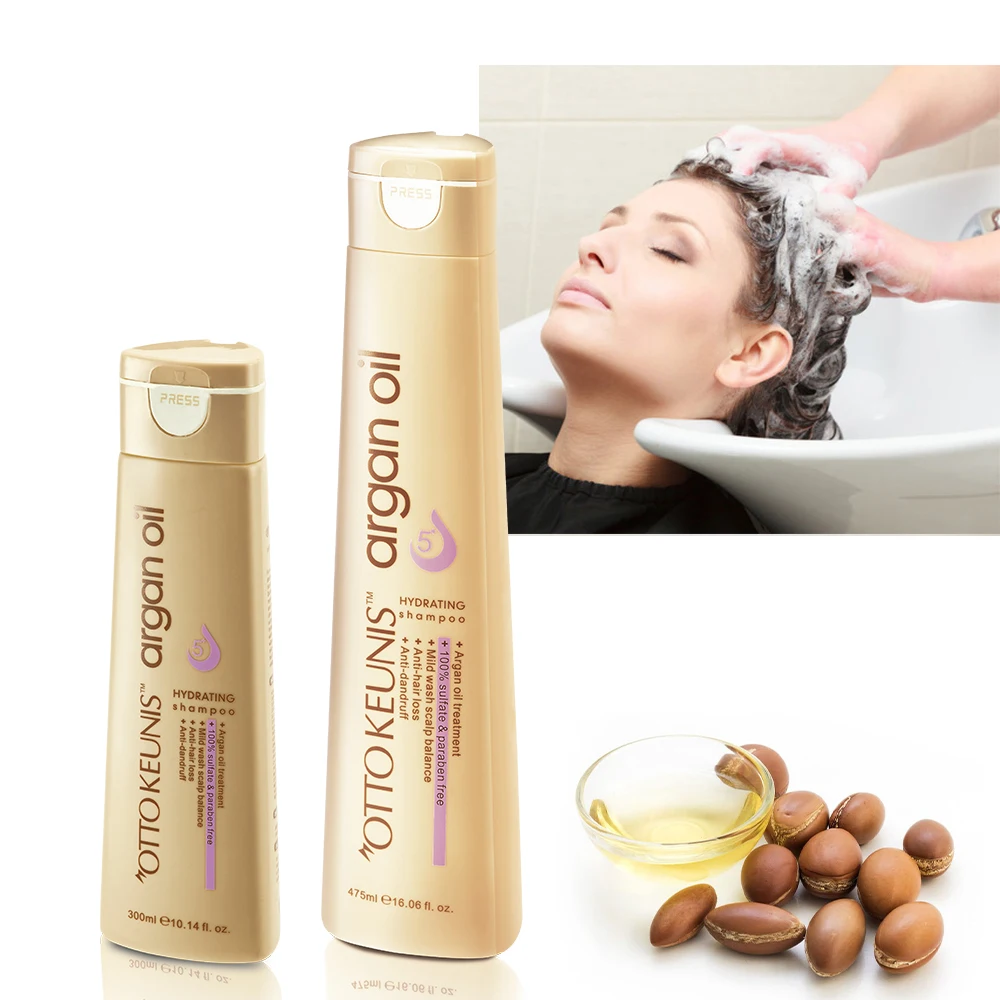 Sdium Chloride Free Organic Argan Oil Rich Bubble Moisturizing Sulfate Free Shampoo