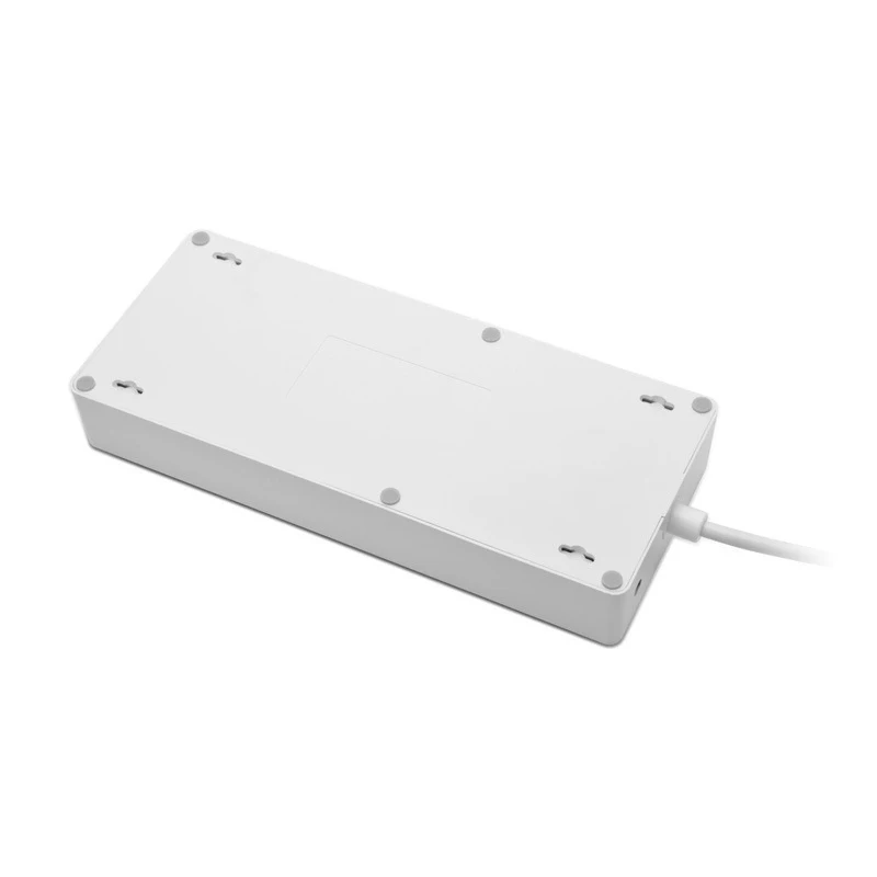 ЕС интеллигентая (ый) разъем питания с 6 розетками и 4 USB портами Умный домашний контроль коммутатор для мобильного телефона удаленное управление помощью