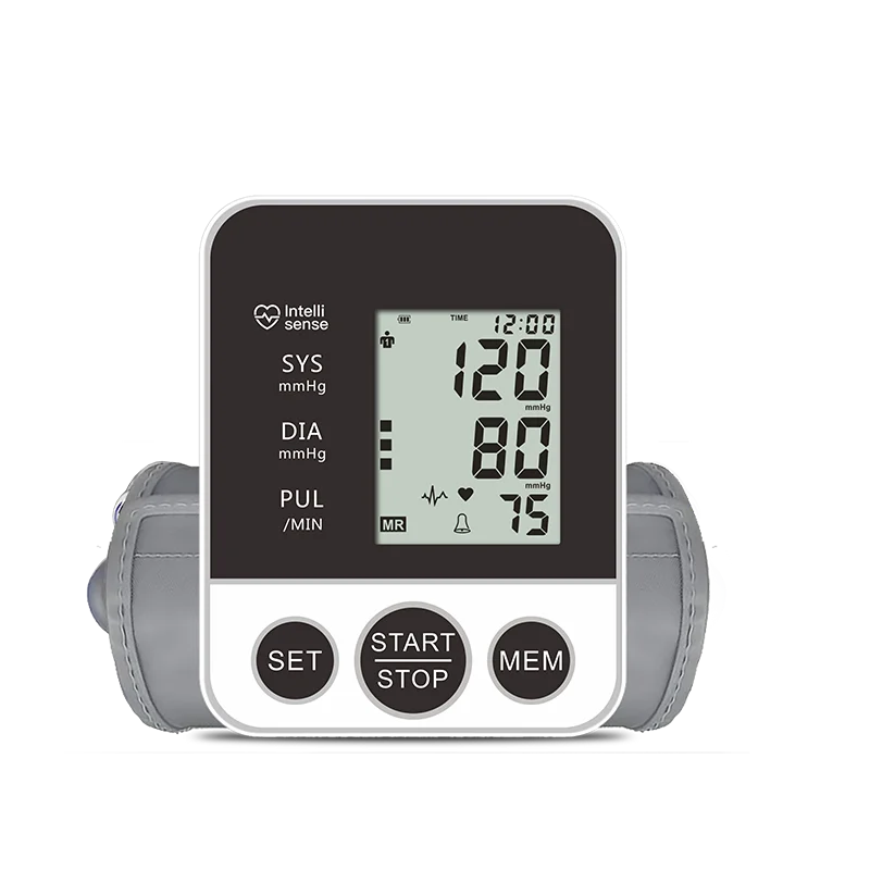 Automatic Digital Blood Pressure Monitor Adjustable Upper Arm BP Cuff bp Meter Sphygmomanometer Heart Rate Monitoring Machine