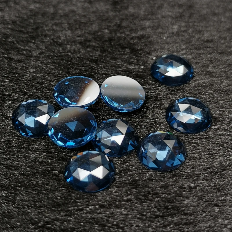 Factory Direct White Round Rose Cut Flat Back  3A Cubic Zirconia