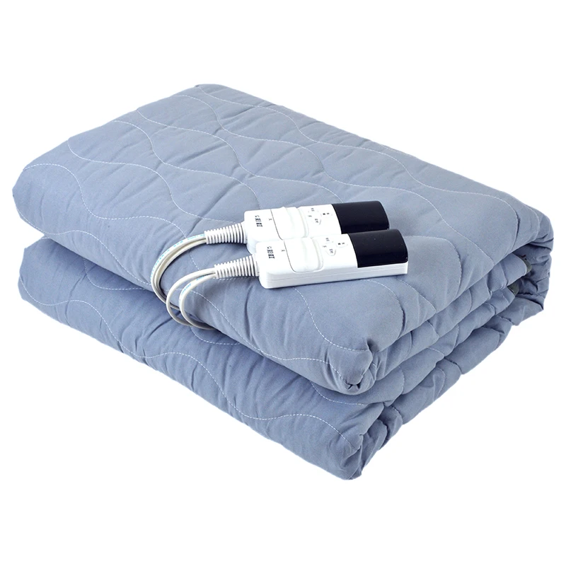 
Double Electric Blanket with 3 Heat Settings, Over-Heat Protection and Comfort Sanded fabric, 4/8/12hours Auto Shutoff 