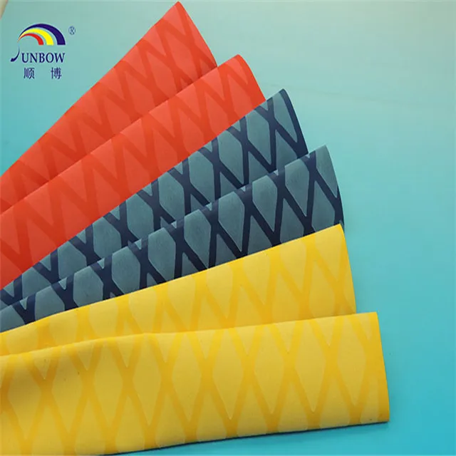 green heat shrinkable tube 20mm nonslip heat shrink grips for sports wrap handle