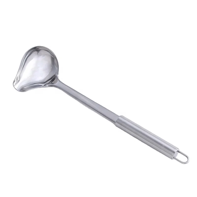 Stainless steel kitchen utensil kitchen sauce spoon sauce ladle