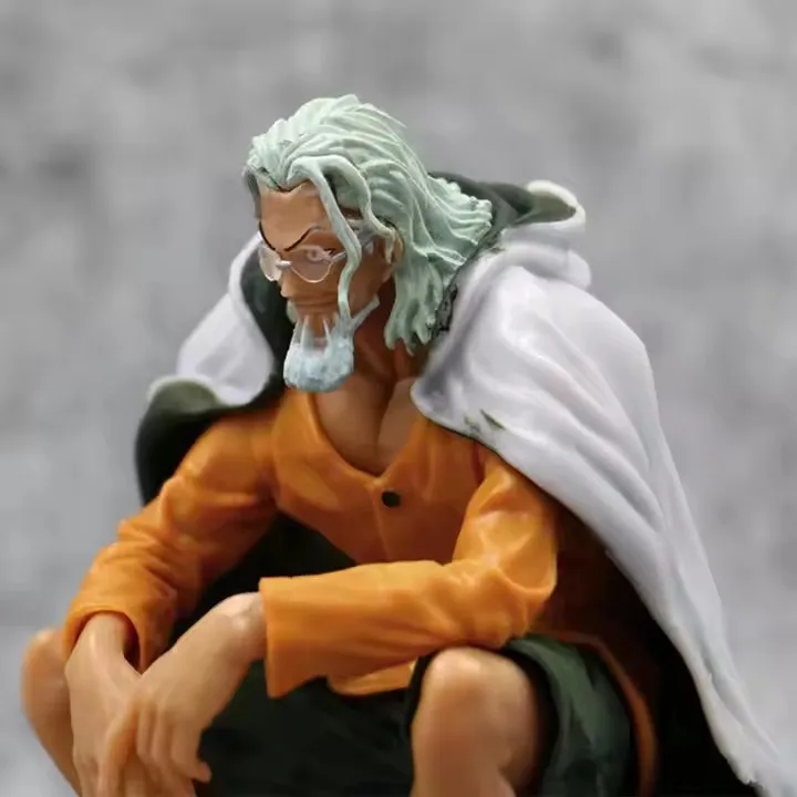 Wholesale12cm One Pieced Anime Figure Creator X Silvers Rayleigh Action Figure Luffy Master Rayleigh Figure Figurine Toys
