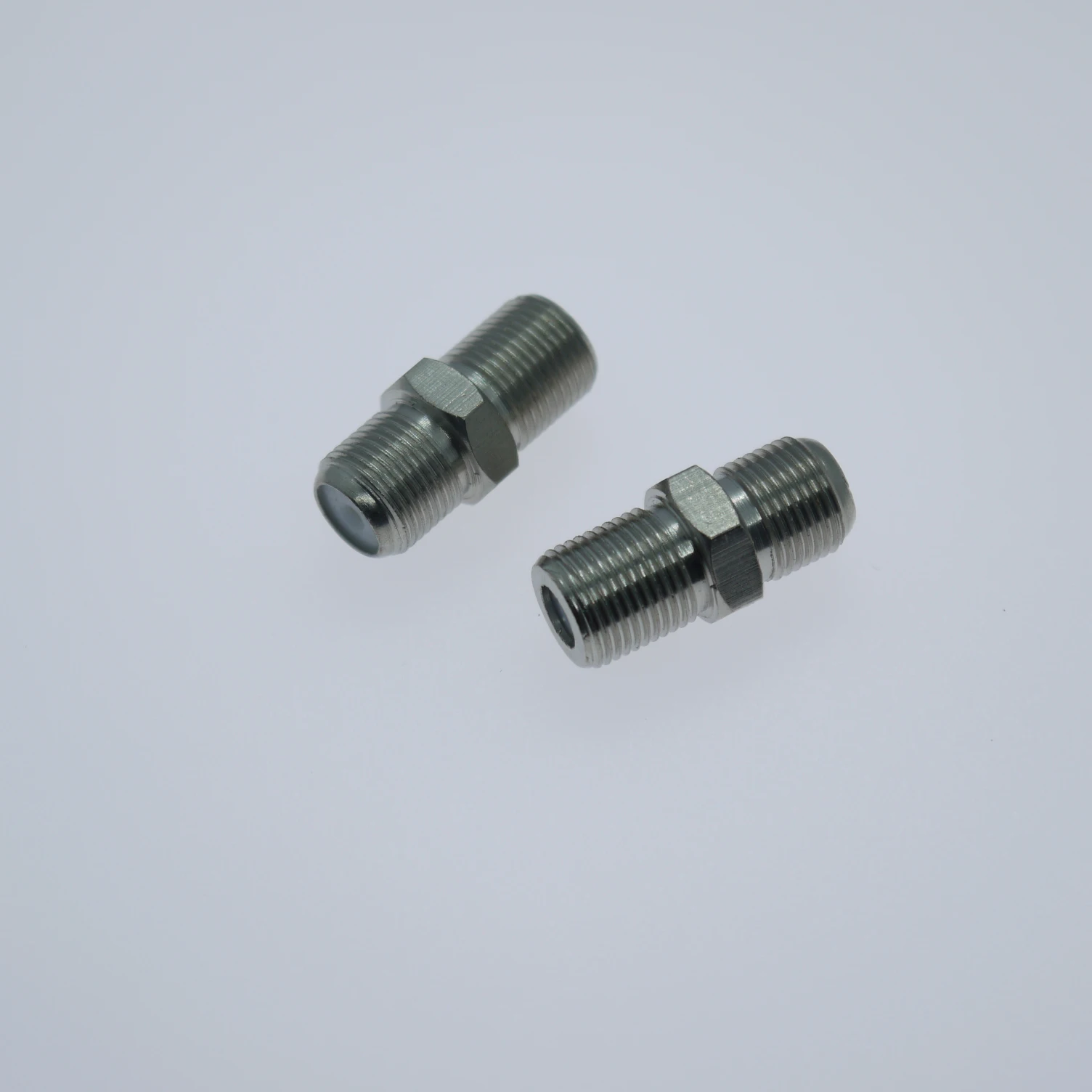 
Female f Double Cable Coaxial Connector 