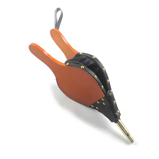 
Woodenware Small poly wood manual antique fire place tools bellows wood leather fireplace bellows 