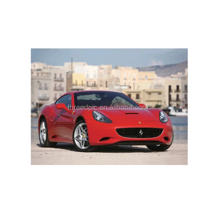 Cool car design 3d lenticular printing picture art for hotels wall decor