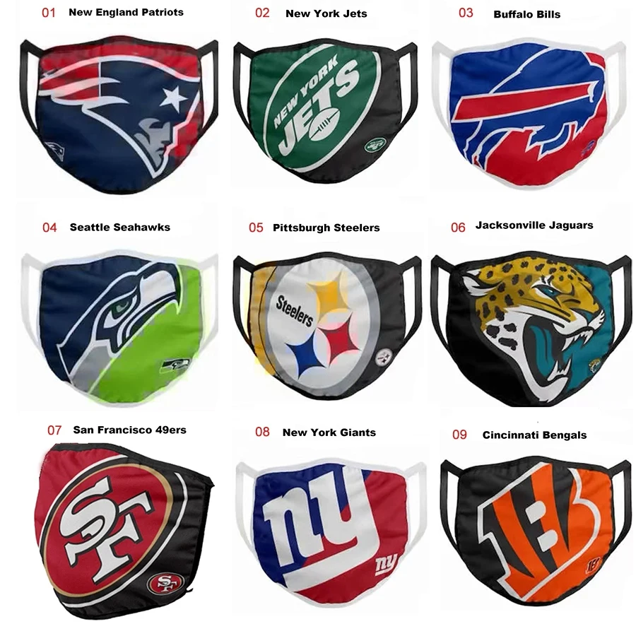 High Quality Reusable Facemask Breathable Reusable Cloth Face Masks 3D Printing Party Masks