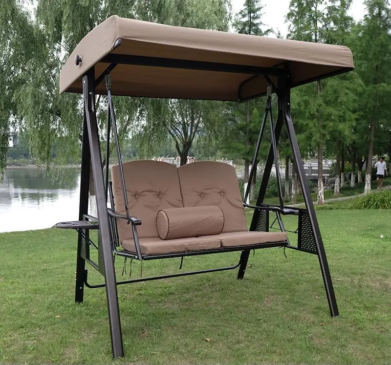 2022 hot selling good price patio outdoor swing casual free standing rattan furniture hanging chairs wicker hanging chair