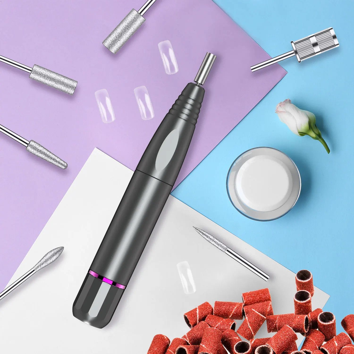 Factory Portable Nail Drill Electric Portable Manicure Pedicure Tools DIY Acrylic Nails Polishing Machine 7.jpg