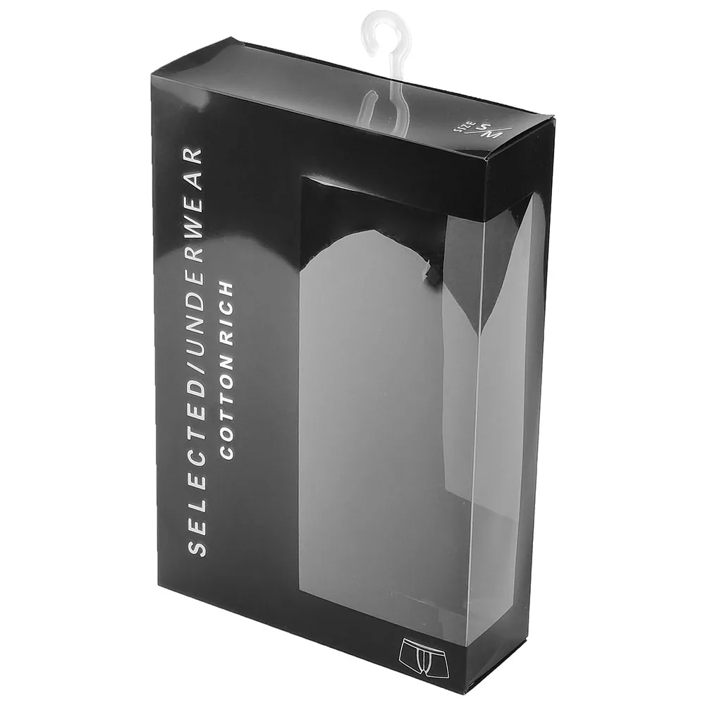 Manufacturers wholesale PVC transparent mens underwear gift box wholesale color printing PP advertising packaging box