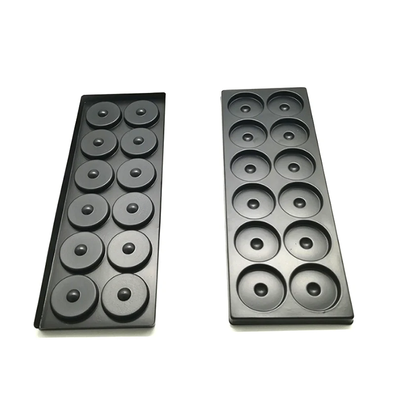 
OEM Custom Thermoformed Chocolate Food Blister Tray Environmental Coin Chocolate Blister Box 