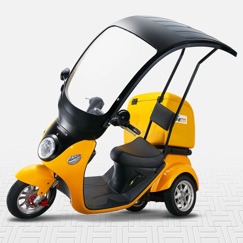 A30 60 Volt 2000 Watt Electric Tricycle Scooter Bike Wholesale From China with Big Cooler Box for Adult