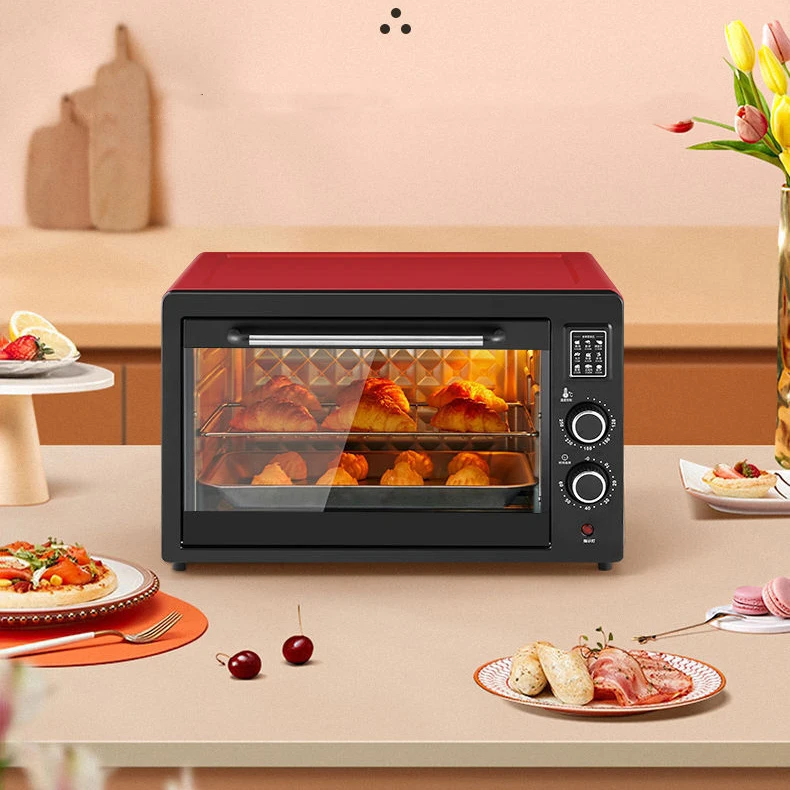 48L large capacity oven visual electric oven 8 in1 Electric Roaster Oven With Hot Plates