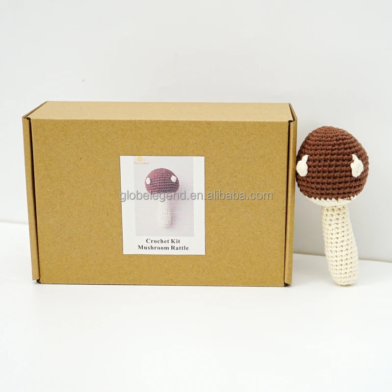 Animals Diy Amigurumi Creative Crochet Stuffed Toys Needle Kit Handmade Crochet Mini Giraffe sheep elephant Bear Doll