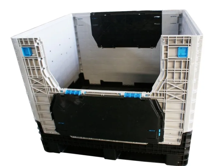 Присоединяйтесь к 100% virgin HDPE коробка для поддонов больших размеров складные пластиковые контейнеры для поддонов для промышленности