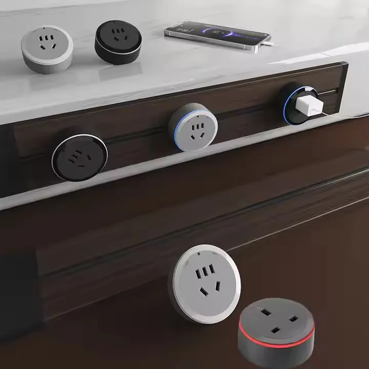 Touchmi Power UK/US/EU Track Socket Smart Home Appliances Electronic Plug Adapter Standard Outlet Wall Mounted Sockets With Usb