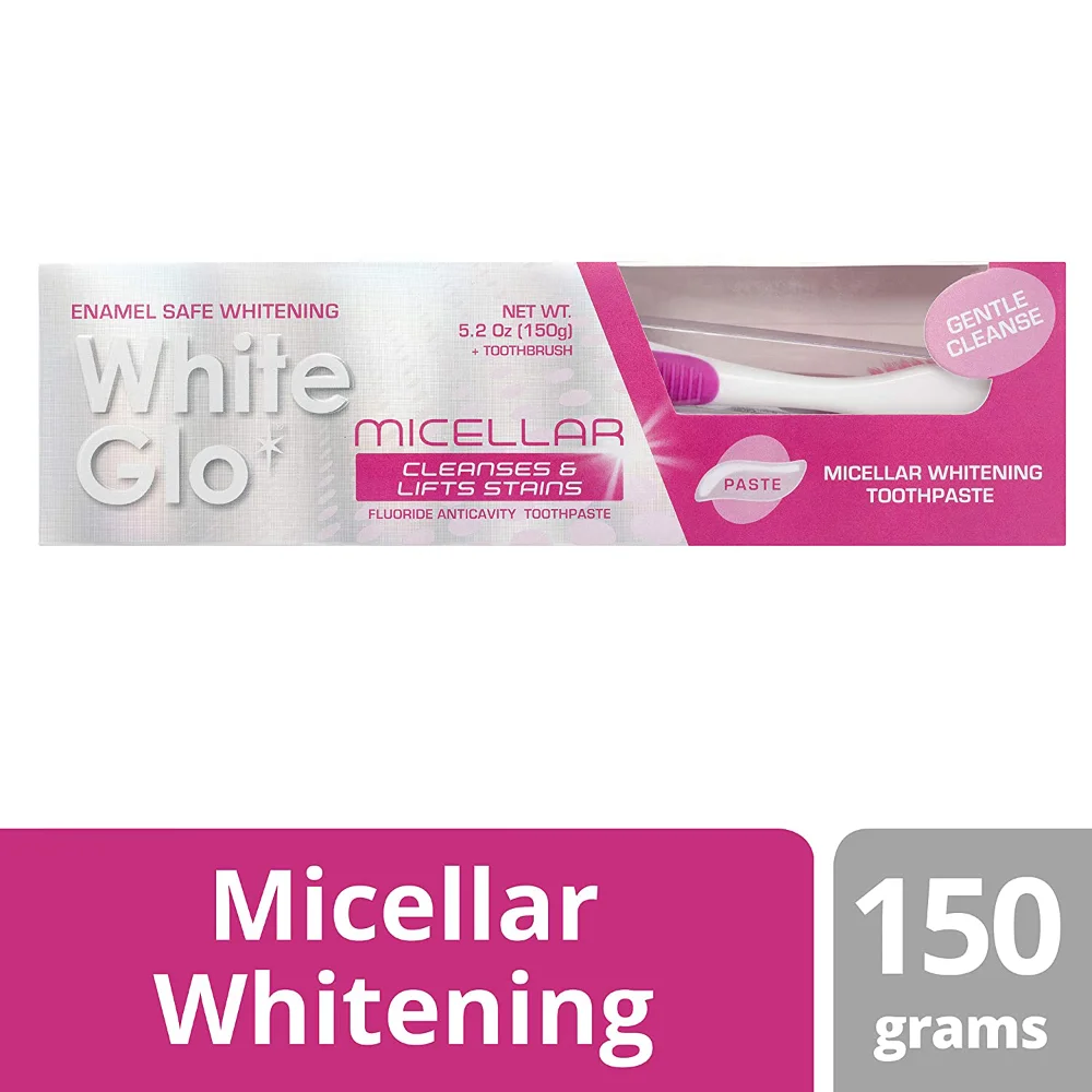 White Glo Micellar Whitening Toothpaste 150G