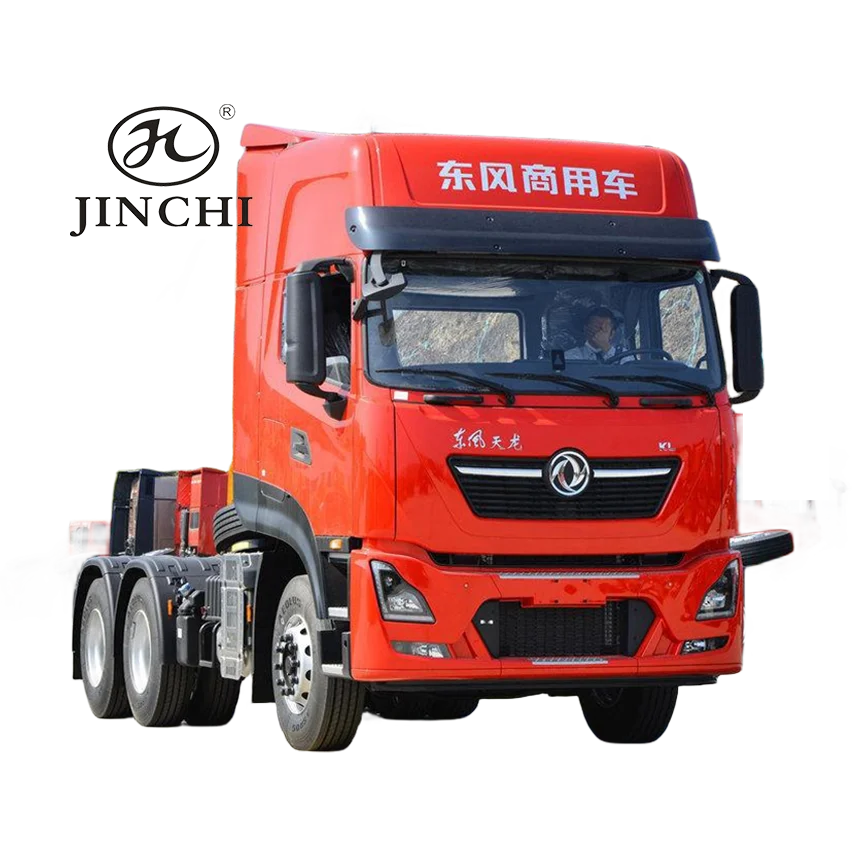 2024 Dongfeng kl 6x4 4x2 heavy duty lorry 40 ton tow capability 450hp AMT automatic tractor truck head