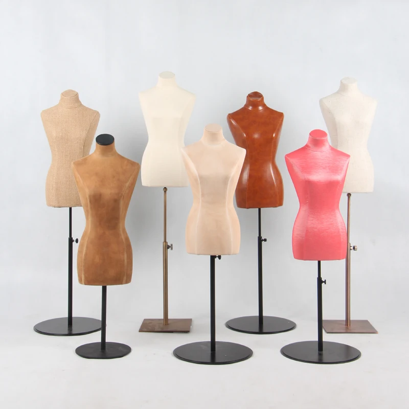 fashion cotton covered mini bust neckform mannequin for jewelry display