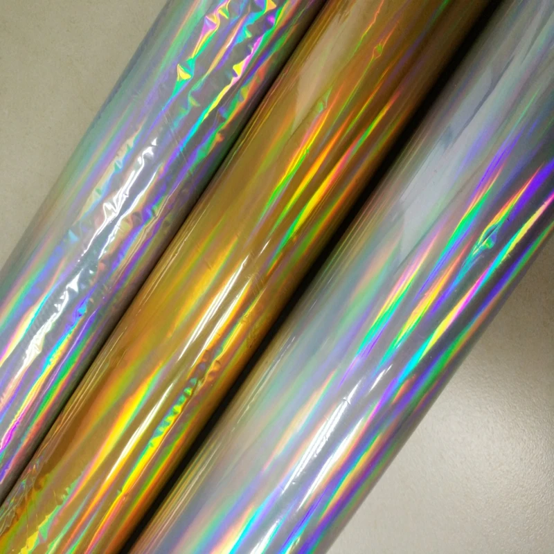 Cold Stamping Foil for Flexo Graphic in Hologram Color Pillar Design Factory Supply
