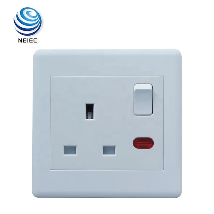 13A and 16A Multi function Electric switch and socket with Neon