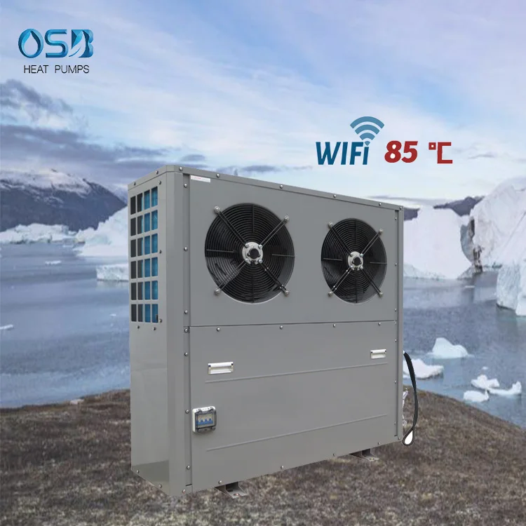 380v Источник воздуха 80c тепловой насос evi 12 кВт радиатор Отопление сплит тепловой насос