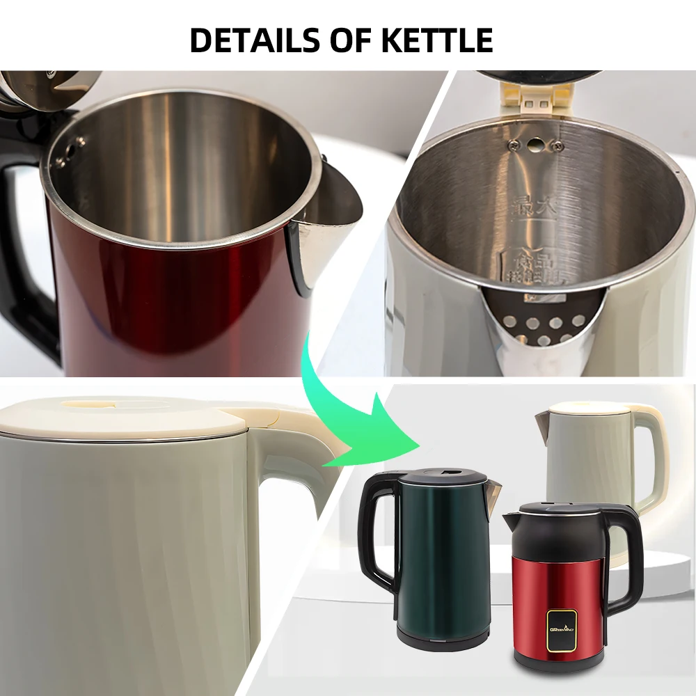 Davinci 2024 hot sale factory supply double layer kettle skd/ckd materials parts