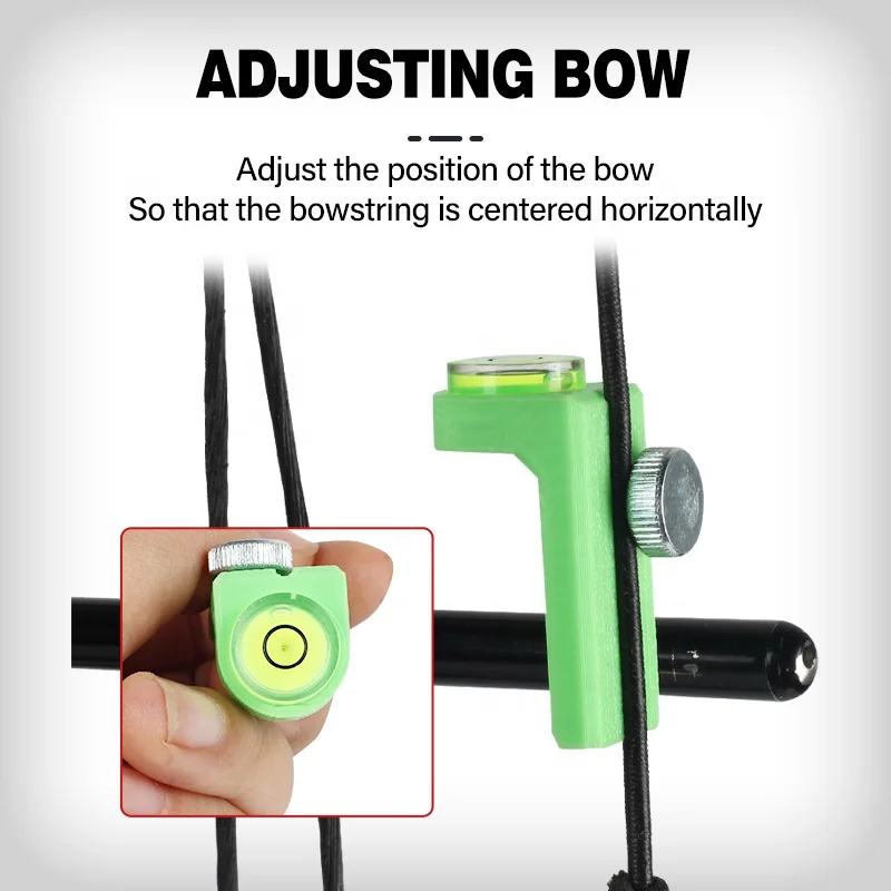 Archery Bow Sight Level Bubble Bows And Arrow Set Accurate Catapult Compound Bow String Carbon Arrow Rest Adjustable Kits