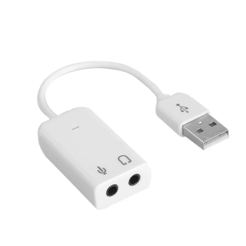 Новый адаптер звуковой карты USB 2 0 с Виртуальным каналом 7