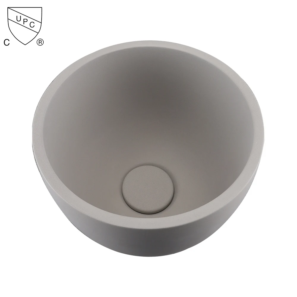 DASEN Small bathroom vanities wash basin outdoor practical concrete sink color cement basin