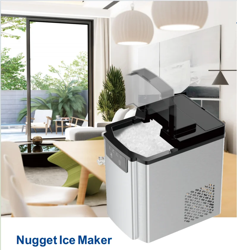 North America countertop portable chewable ice machine Kitchen household ice cube machine hard 25kg