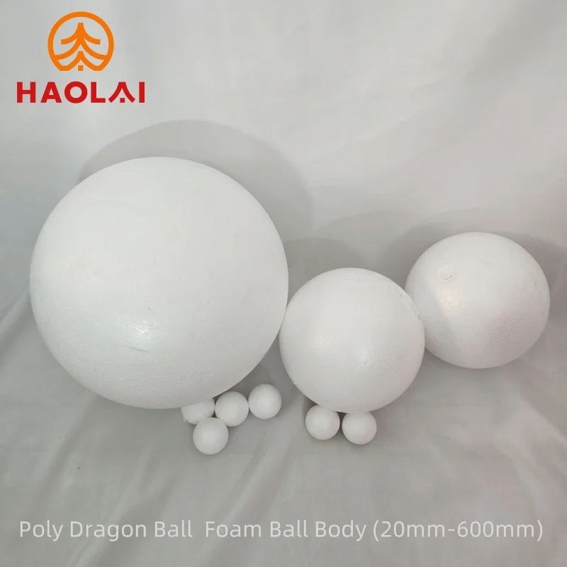 Custom Polylong Material Round Ball Particle of Various Sizes and Different Shapes Pumpkin Fruit Crafts Particle 50mm600mm white